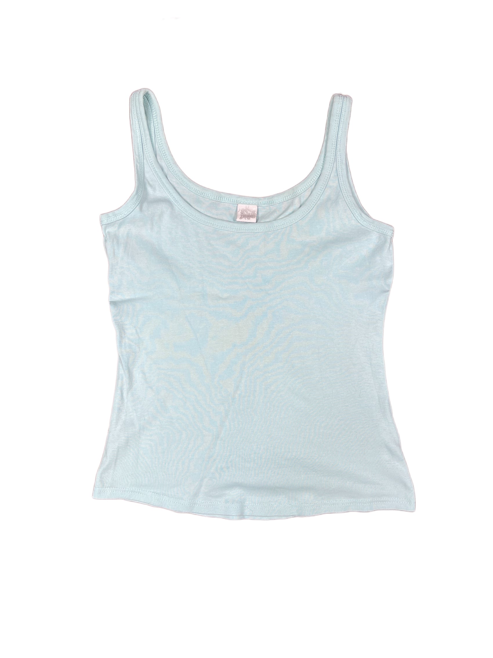 Camaieu Sleeveless Top Baby Blue - M