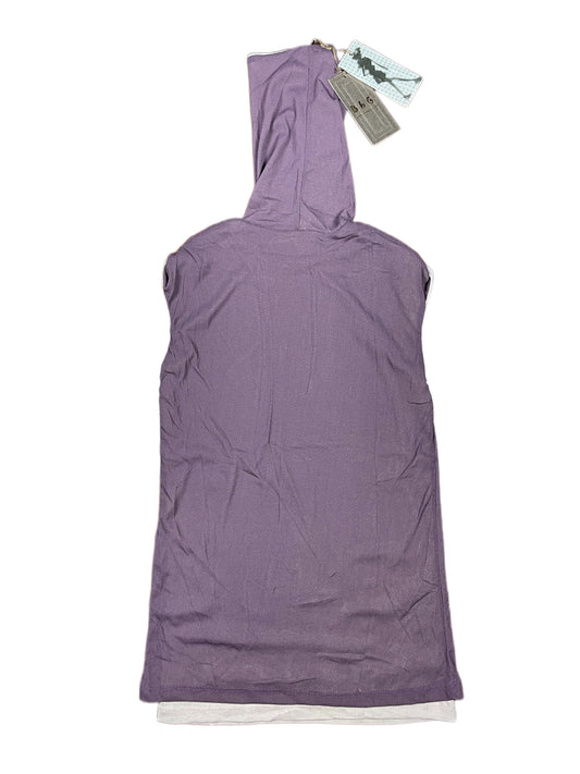 Y2k Turtleneck Sleeveless Top Purple - M