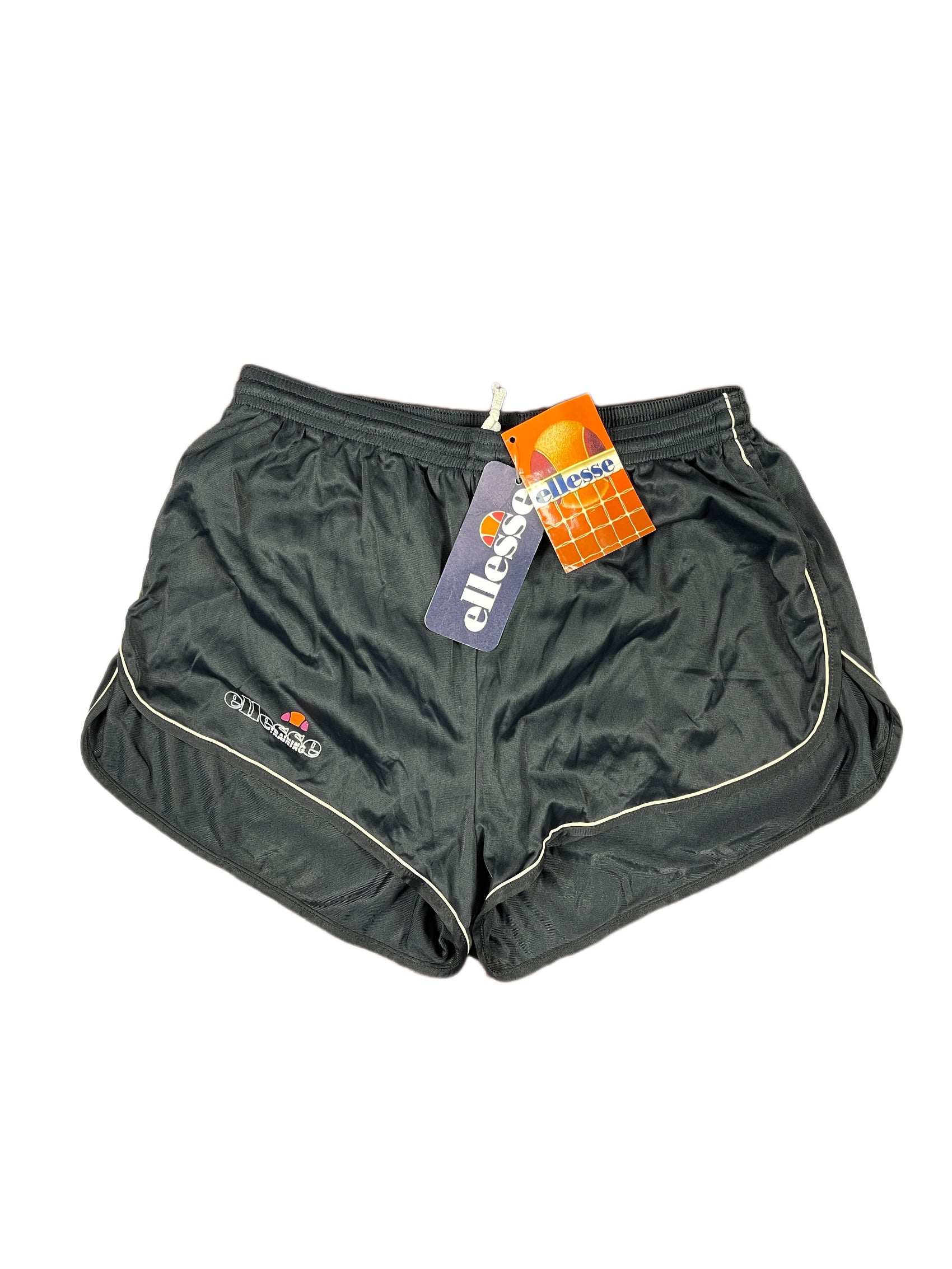 Vintage Ellesse Sport Shorts Black - L