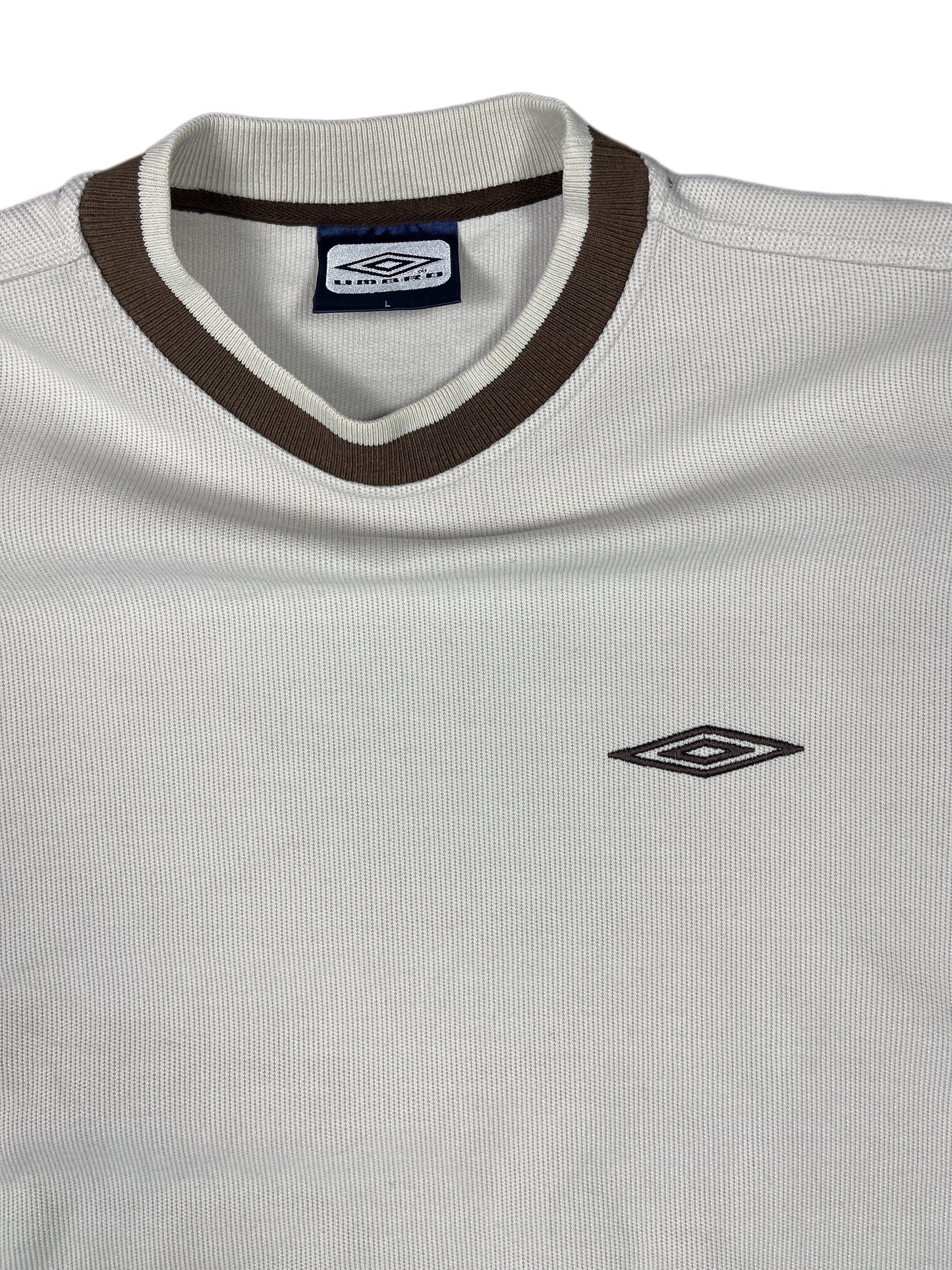 Vintage Umbro Sweatshirt Beige Cream - L/XL
