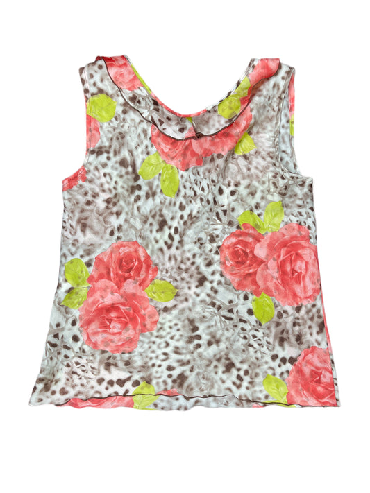 Vintage Biba Sleeveless Top Beige - M