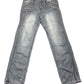 Y2k GX3 Denim Bootcut Pants Blue - L