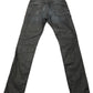 Y2k Energie Slim Fit Denim Pants Black - S/M