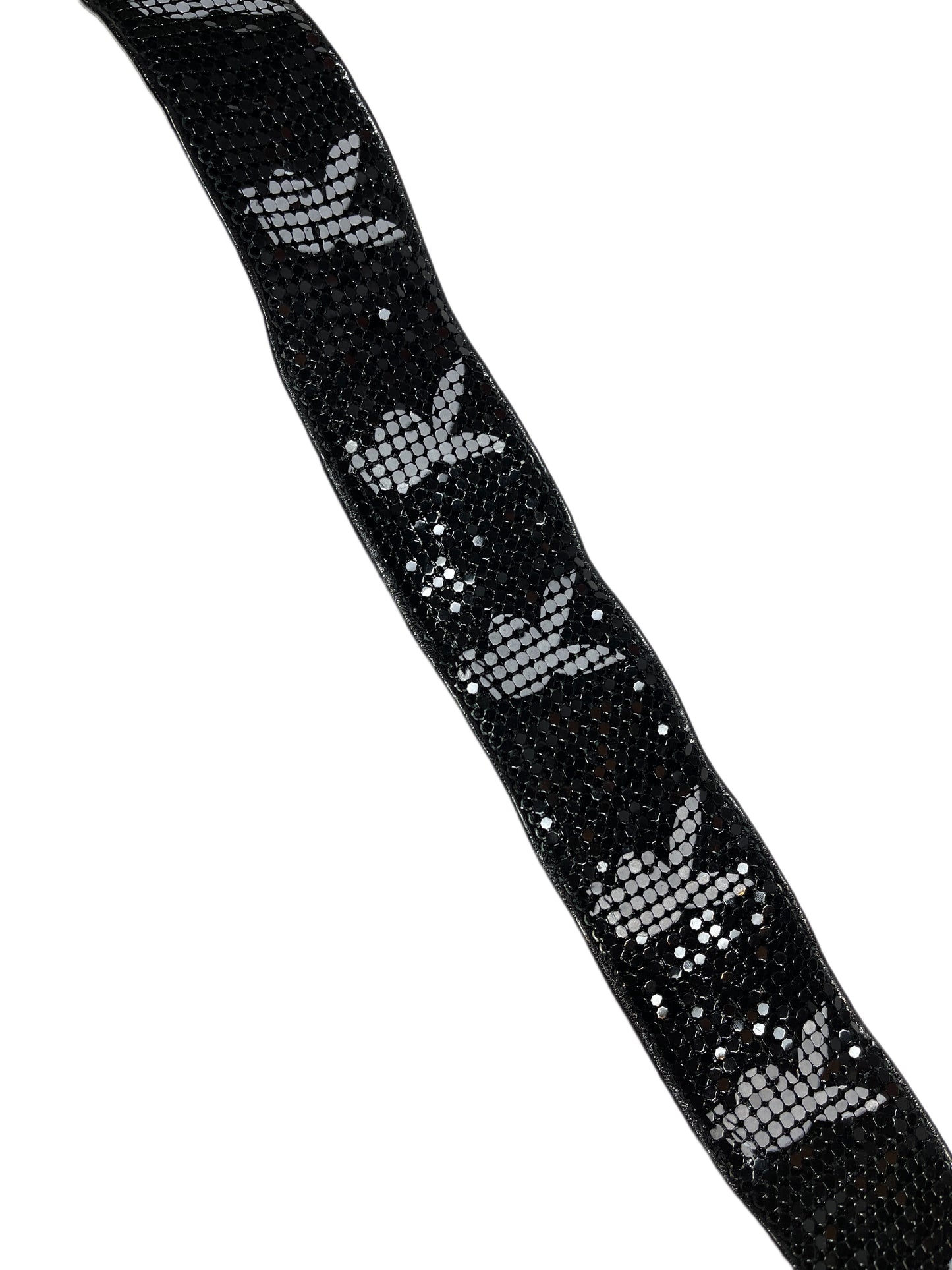 Y2k Playboy Metal Mesh Belt Black 2004