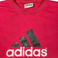 Vintage 90s Adidas Equipment T-Shirt Red - XL