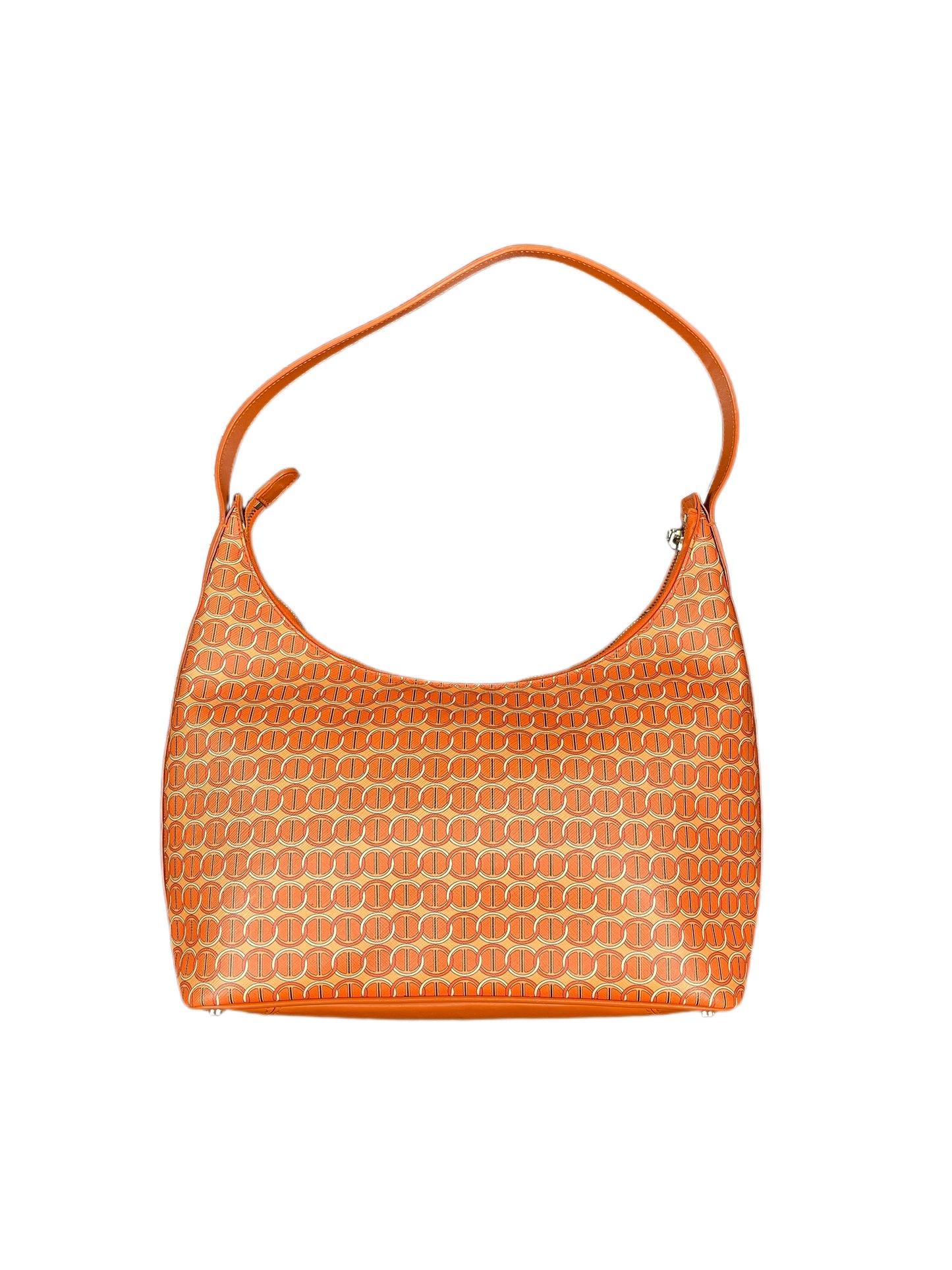 Davidoff Leather Shoulder Bag Orange