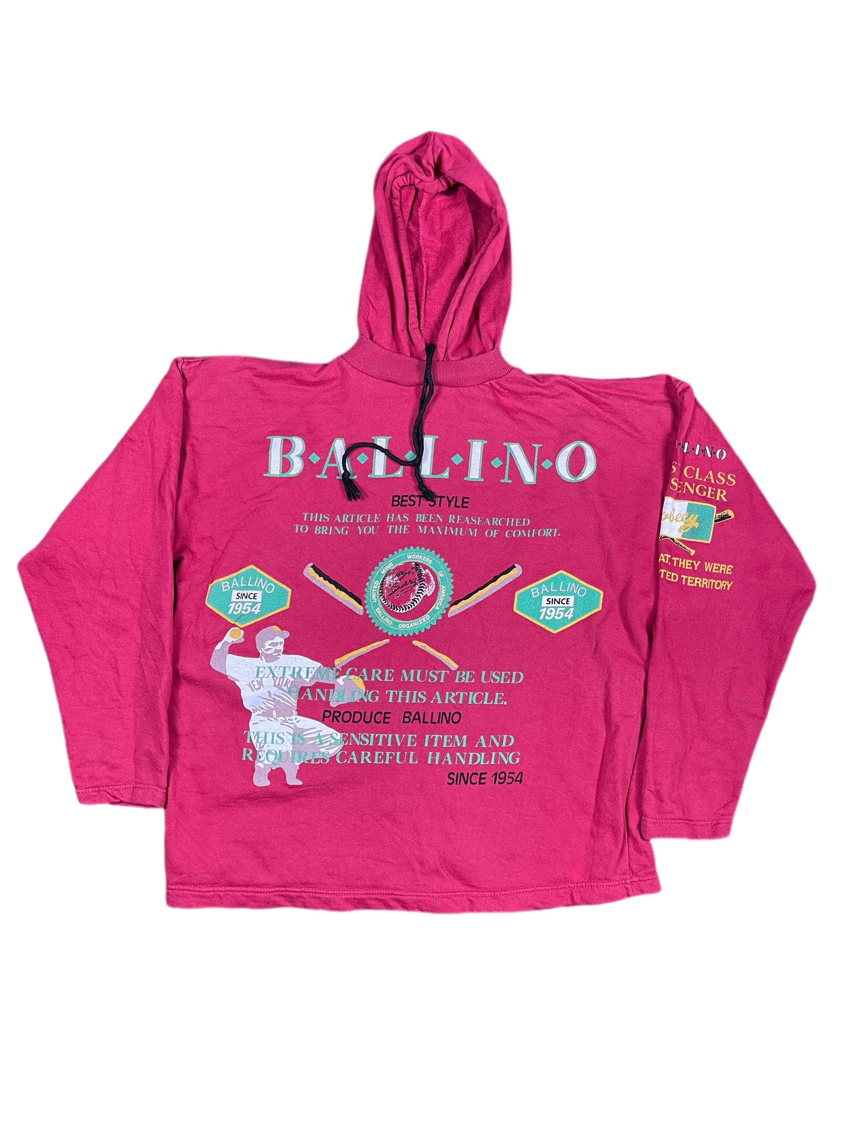 Vintage Hoodie Red - M