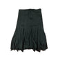 Vintage Massimo Dutt Silk Long Midi Skirt Black - M