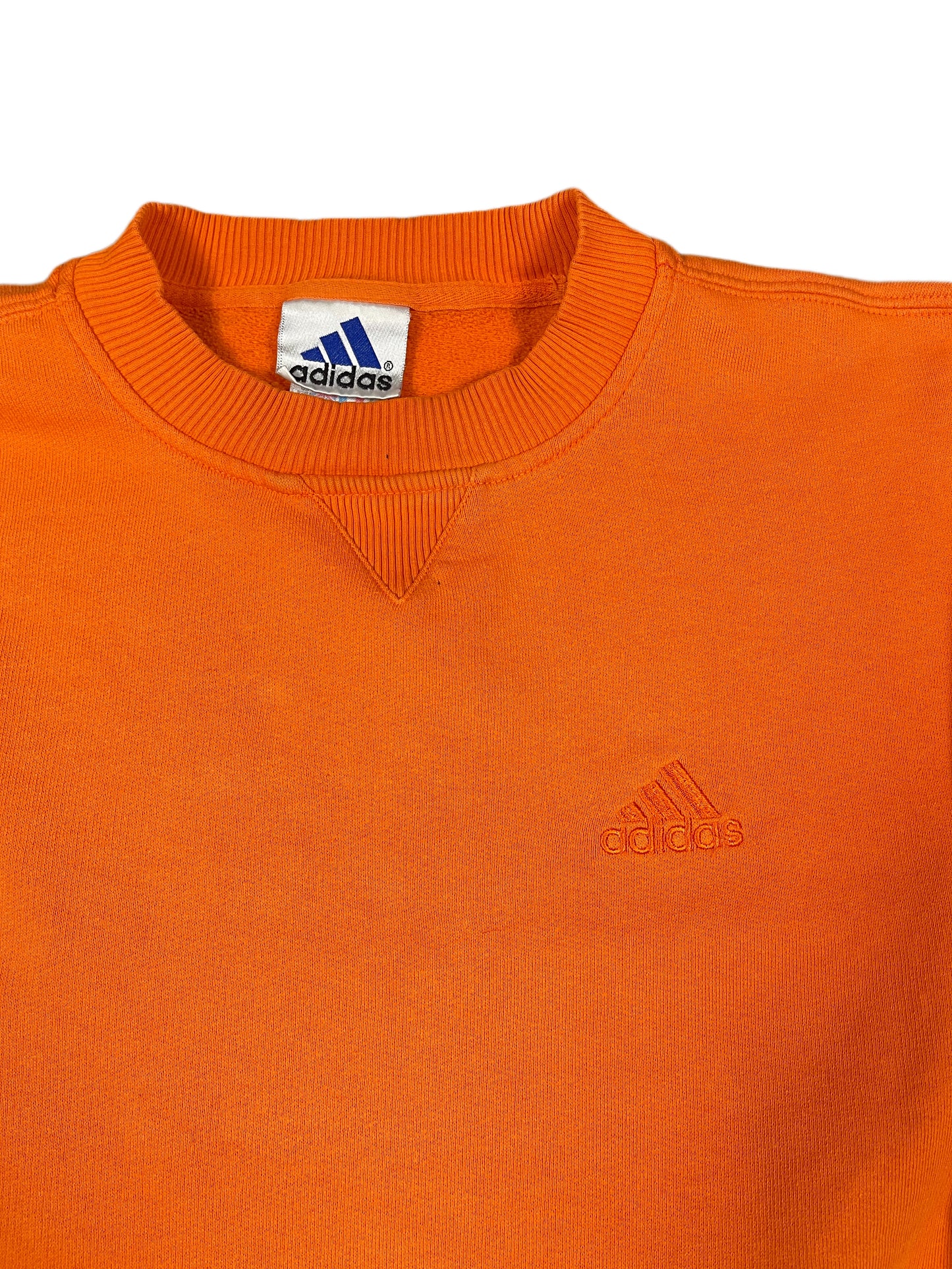 Vintage Adidas 2001 Sweatshirt Orange - XS