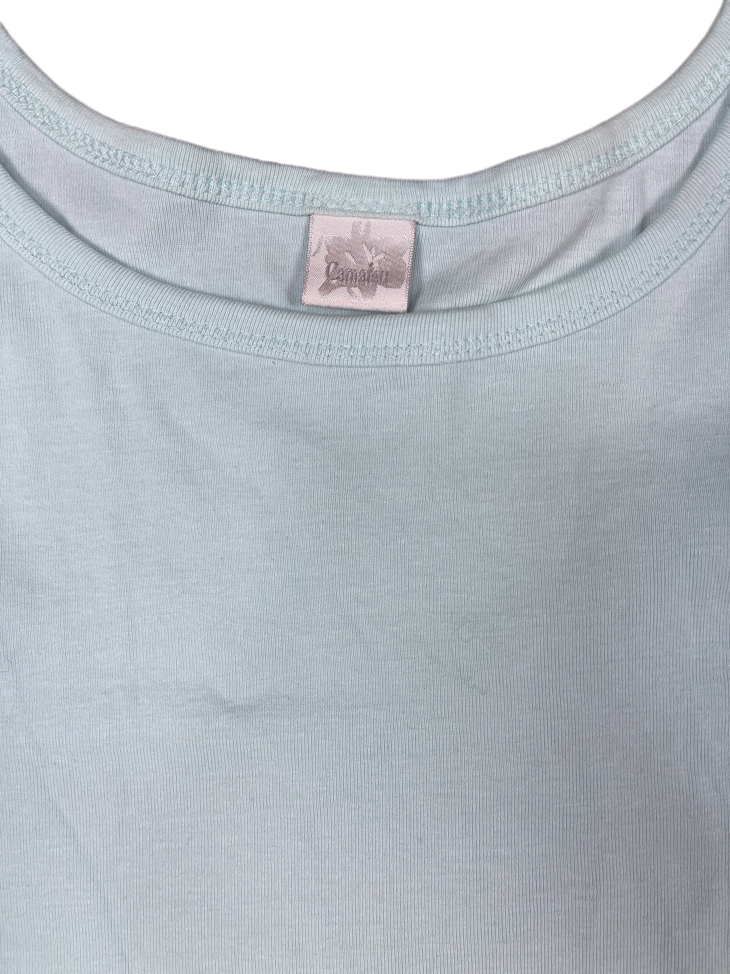 Camaieu Sleeveless Top Baby Blue - M