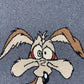Vintage Looney Tunes 2003 Wile E. Coyote Knitted Sweatshirt Gray - L