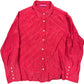 Vintage Antoine & Lili Long Sleeve Shirt Red Silk M
