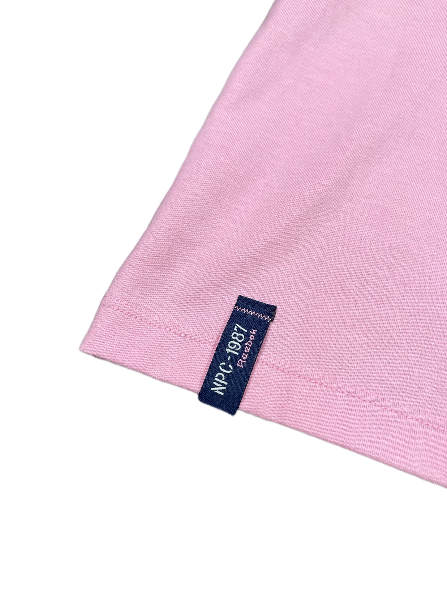 Y2k 2000s Reebok Short Sleeve Top Pink Navy - XXL