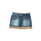 Y2k Go Go Fashion Denim Skirt Blue - M