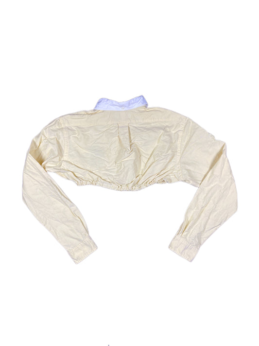 Vintage UpCycle Polo Ralph Lauren Long Sleeve Top Yellow - L/XL