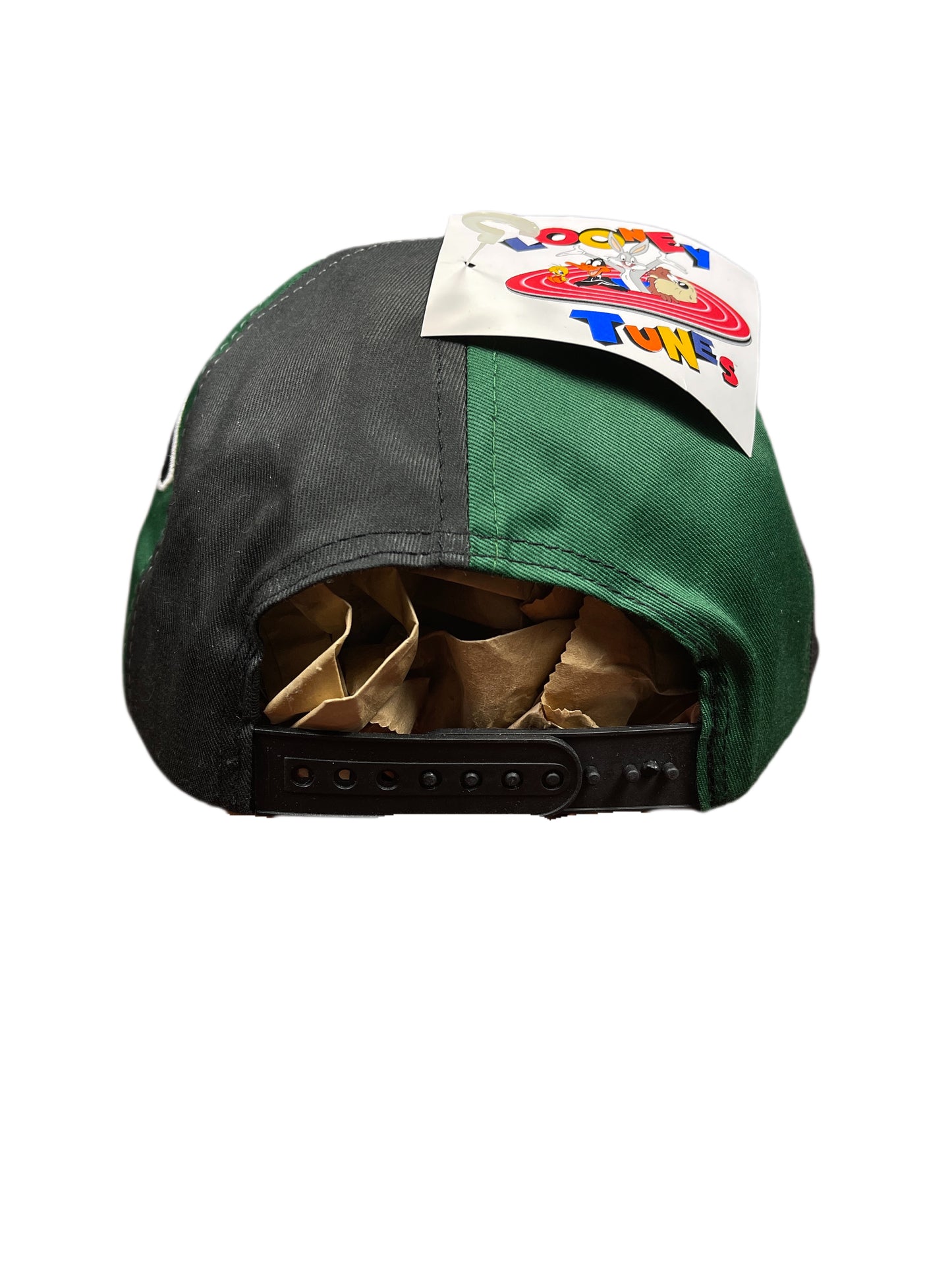 Vintage Warner Bros 1996 Tasmanian Devil TAZ Looney Tunes Cap Green Black