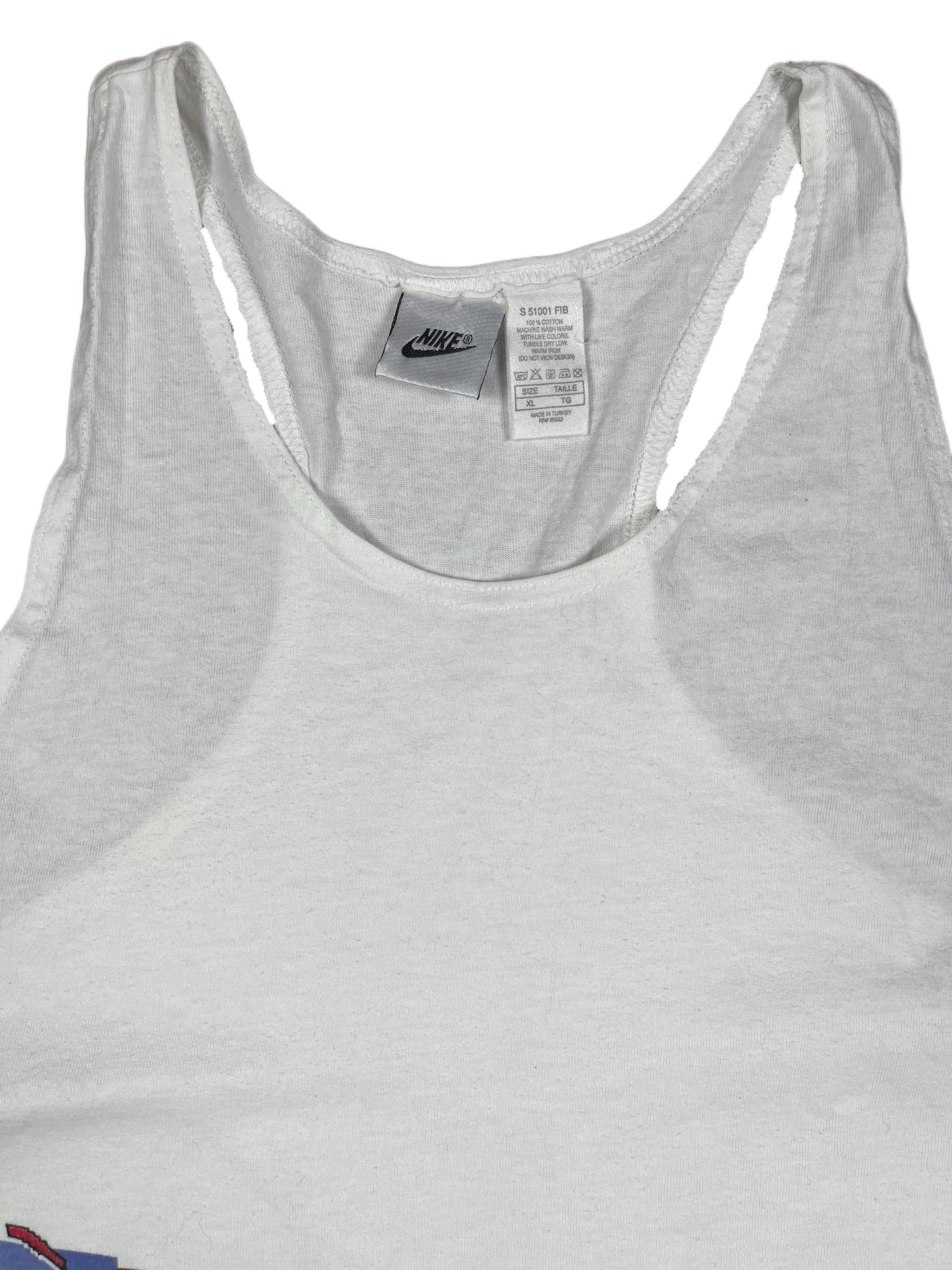 Vintage Nike Tank Top Running White - XL