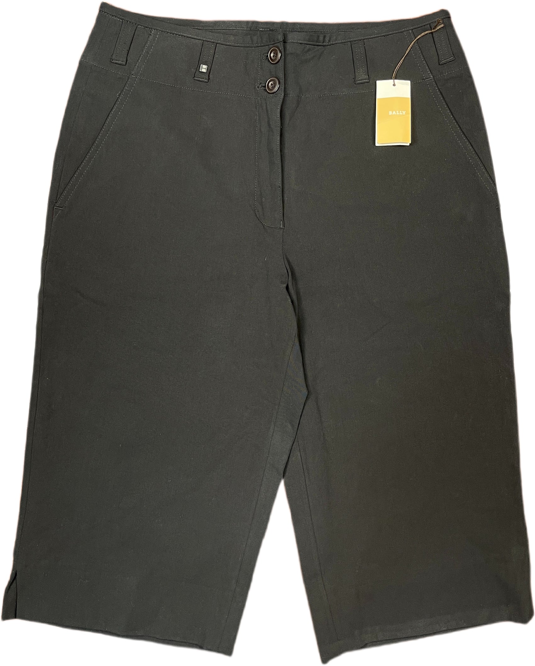 Bally Bermuda Shorts Black Cotton Blend L