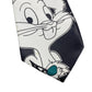 Vintage Looney Tunes Silk Tie Black
