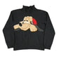 Vintage Iceberg Pluto 1994 Knitted Sweatshirt Black - XS