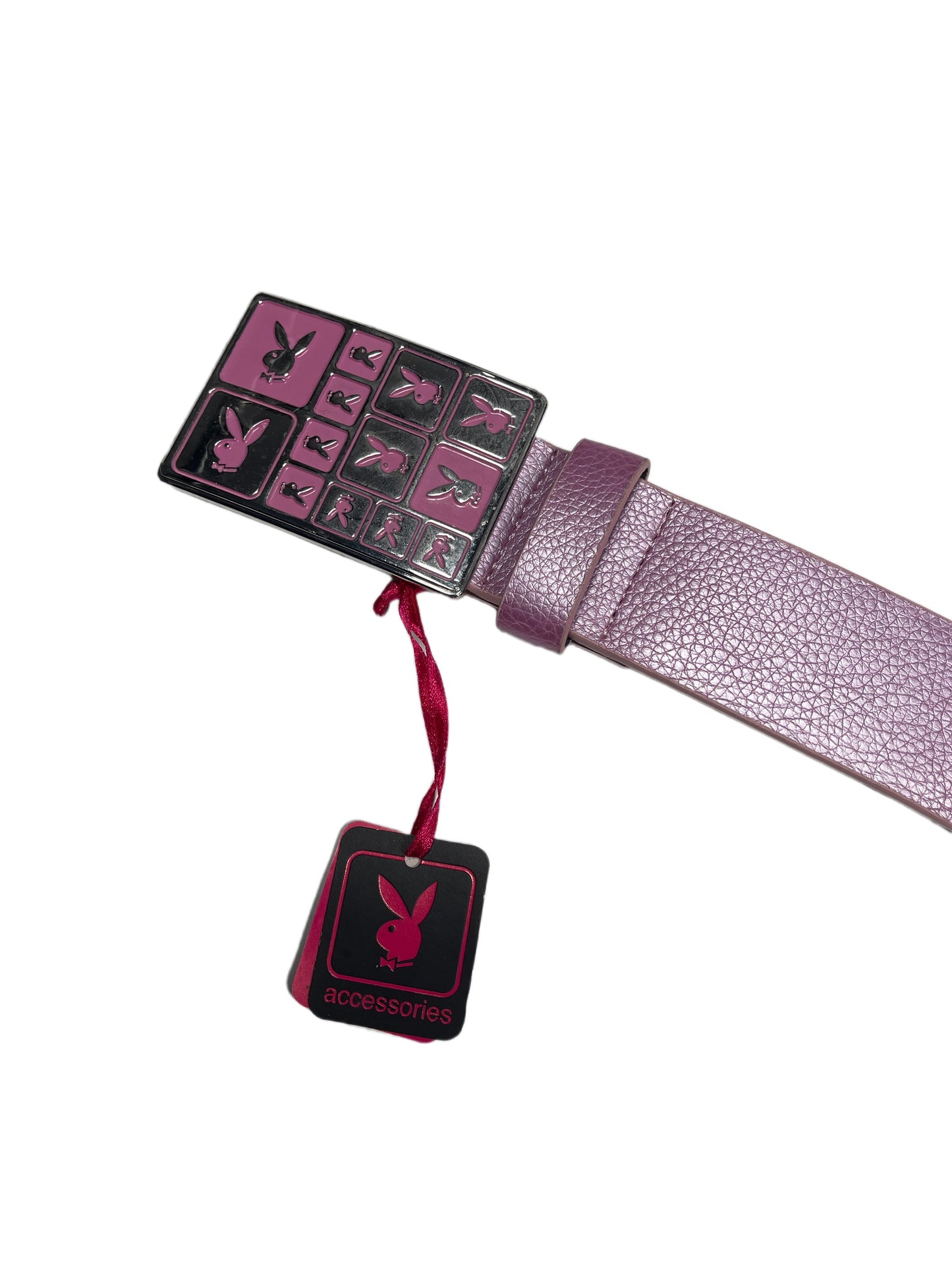 Y2k Playboy Belt Pink 2004