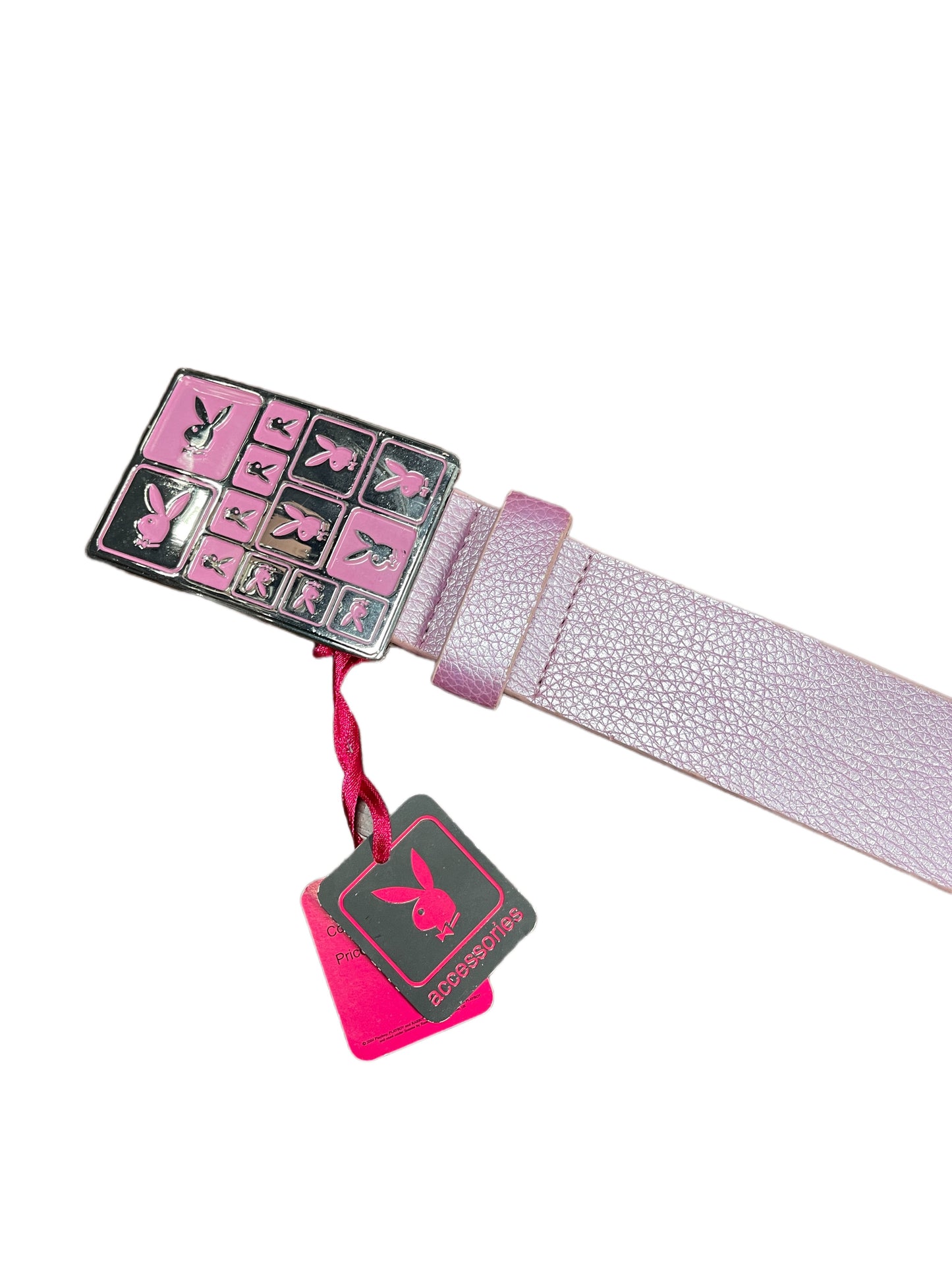 Y2k Playboy Belt Pink 2004