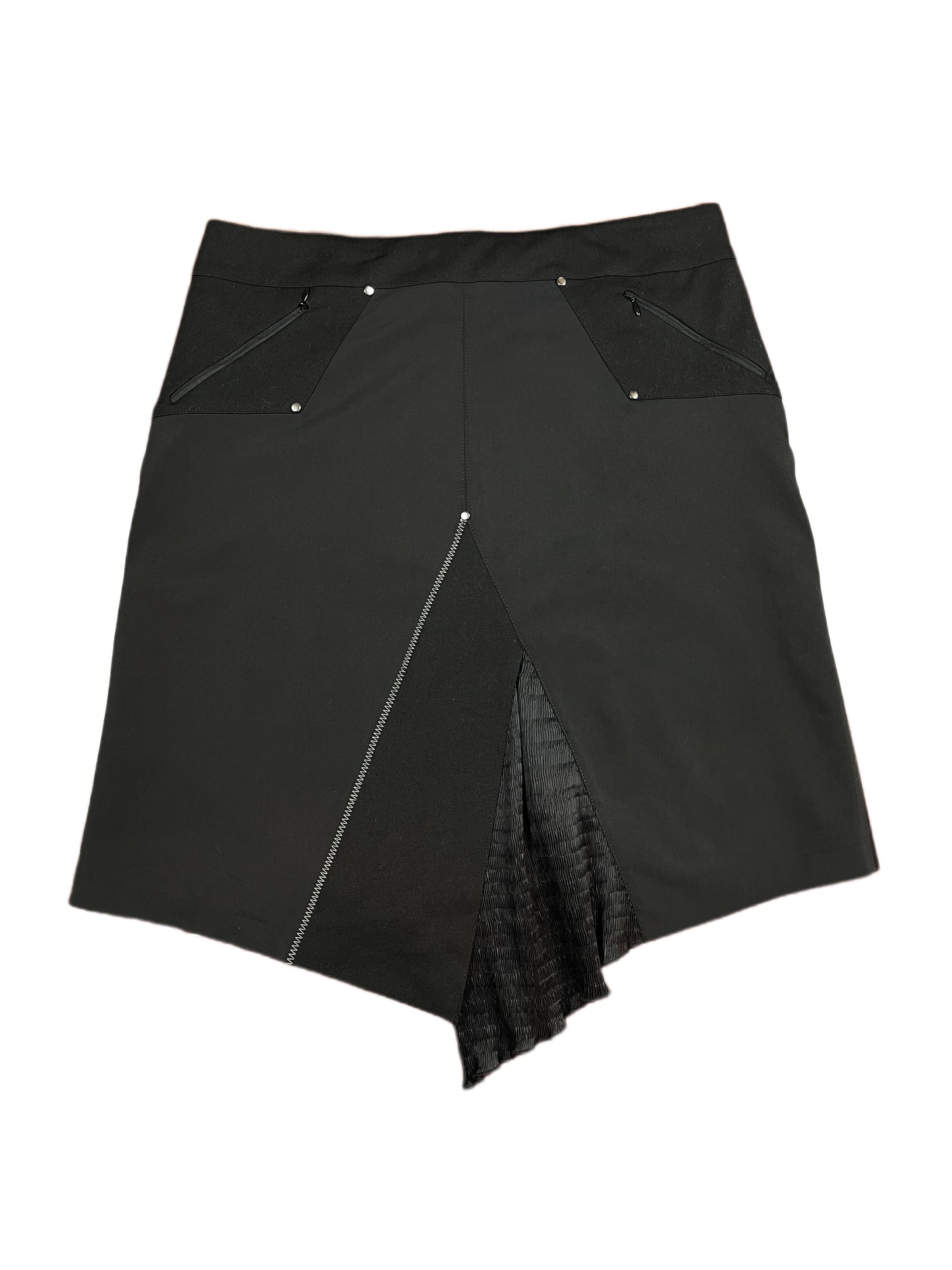 Y2k OKS Skirt Black - XL