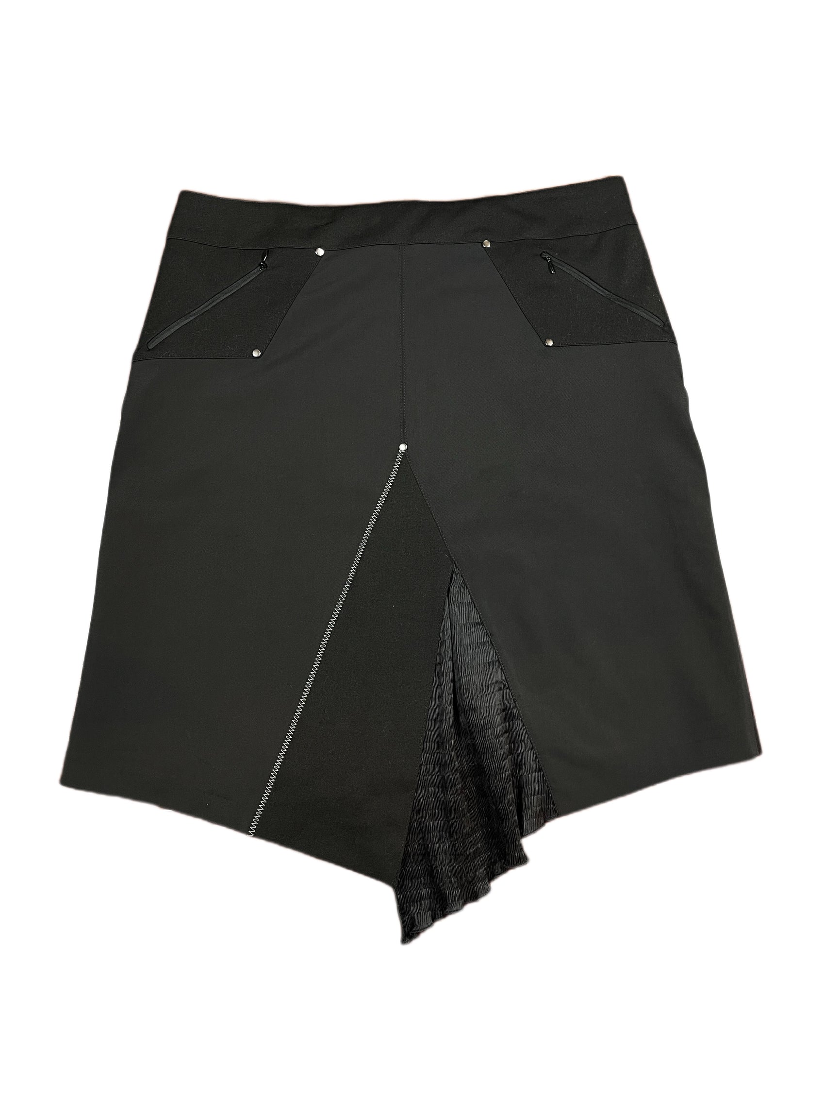 Y2k OKS Skirt Black - XL