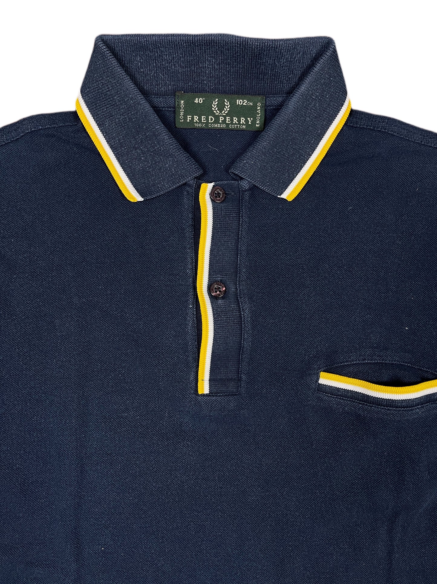 Vintage Fred Perry Polo Shirt Navy - S/M