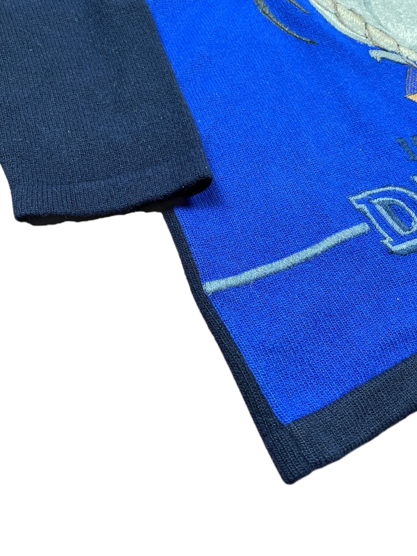 Vintage Iceberg 1992 Dumbo Knitted Sweatshirt Blue Navy - XL