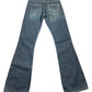 Vintage Levi's Low Waist Flared Denim Pants Blue - S