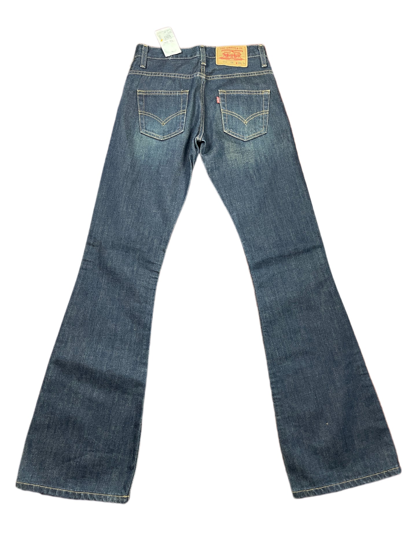 Vintage Levi's Low Waist Flared Denim Pants Blue - S