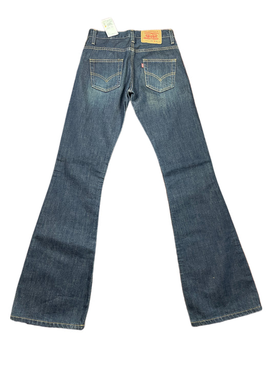 Vintage Levi's Low Waist Flared Denim Pants Blue - S
