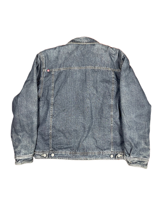 Y2k Quiksilver Denim Jacket Blue - L
