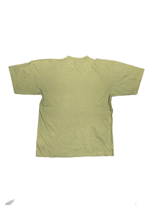 Y2k Reebok T-Shirt Khaki Green - S/M