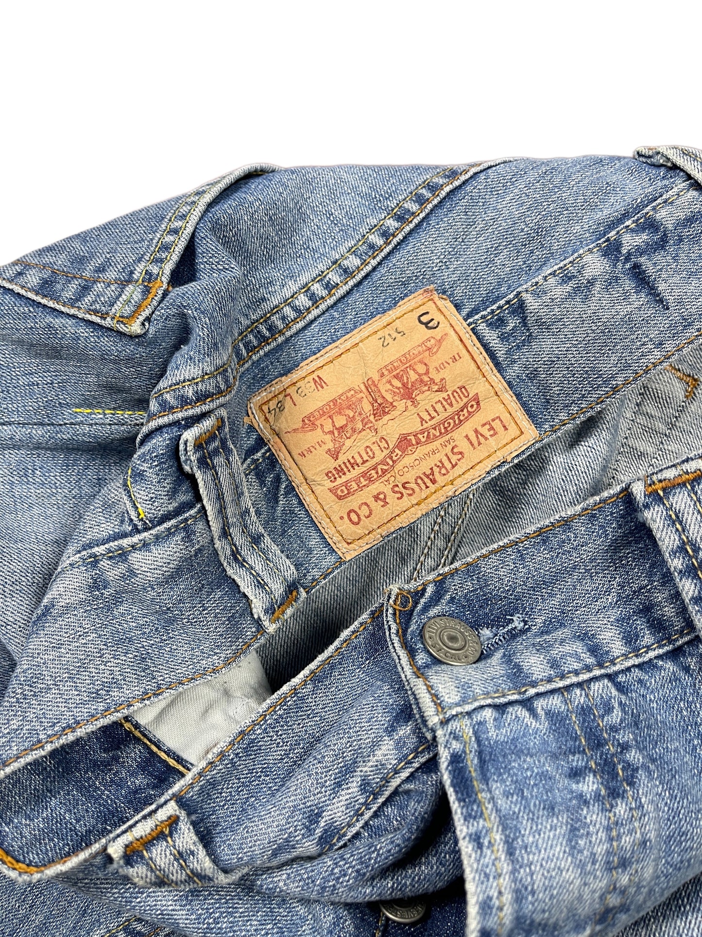 Vintage Levi's ReWorked Denim Pants Blue - L