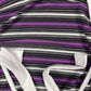 Y2k BbG Long Sleeve Top with Hood Purple Black - XL