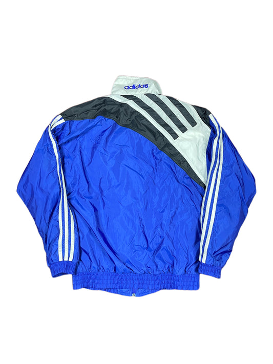 Vintage Adidas Track Jacket Blue Black - XS