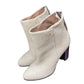 Buttero Low Cut Leather Boots Beige - 37