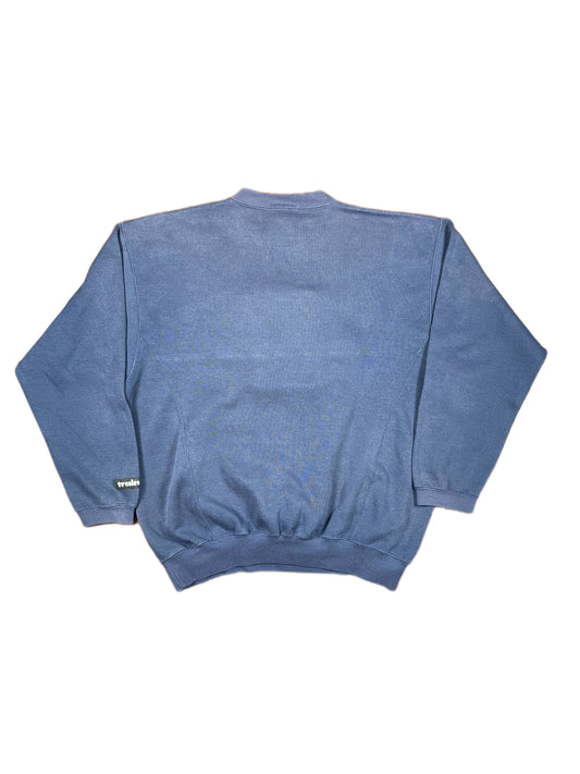 Vintage Adidas Sweatshirt Navy - L