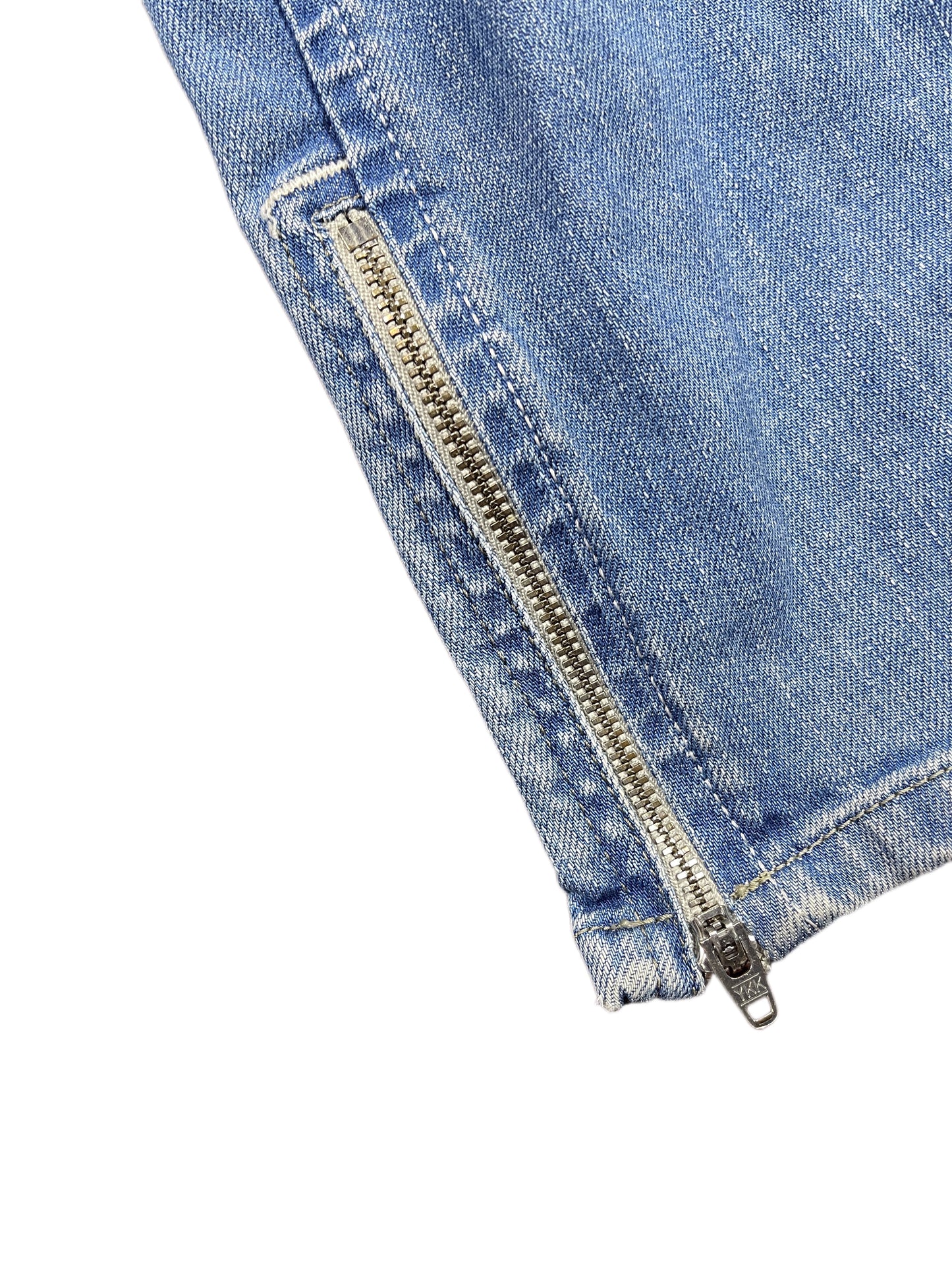 Y2k Diesel Distressed Skinny Denim Pants Blue - XS