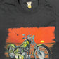 Vintage Screen Stars 1990s Chopper T-Shirt Black - XL