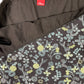 Y2k S.Oliver Skirt Flower Brown Turquoise - M