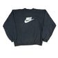 Vintage Nike 1990s Sweatshirt Spell Out Black - XL