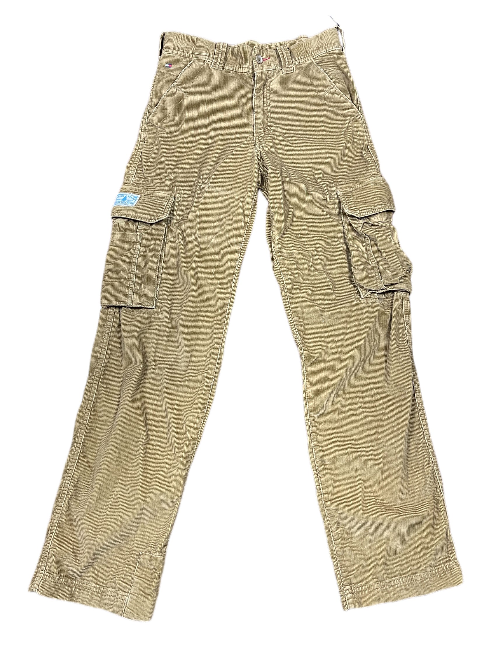 Tommy Hilfiger Bootcut Corduroy Pants Brown - XS