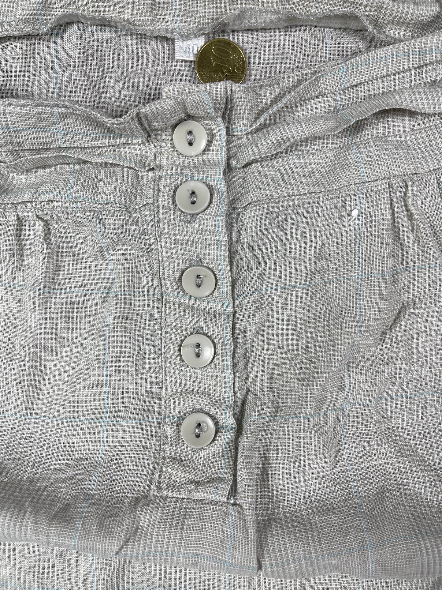 Y2k Sleeveless Top Cream White - L