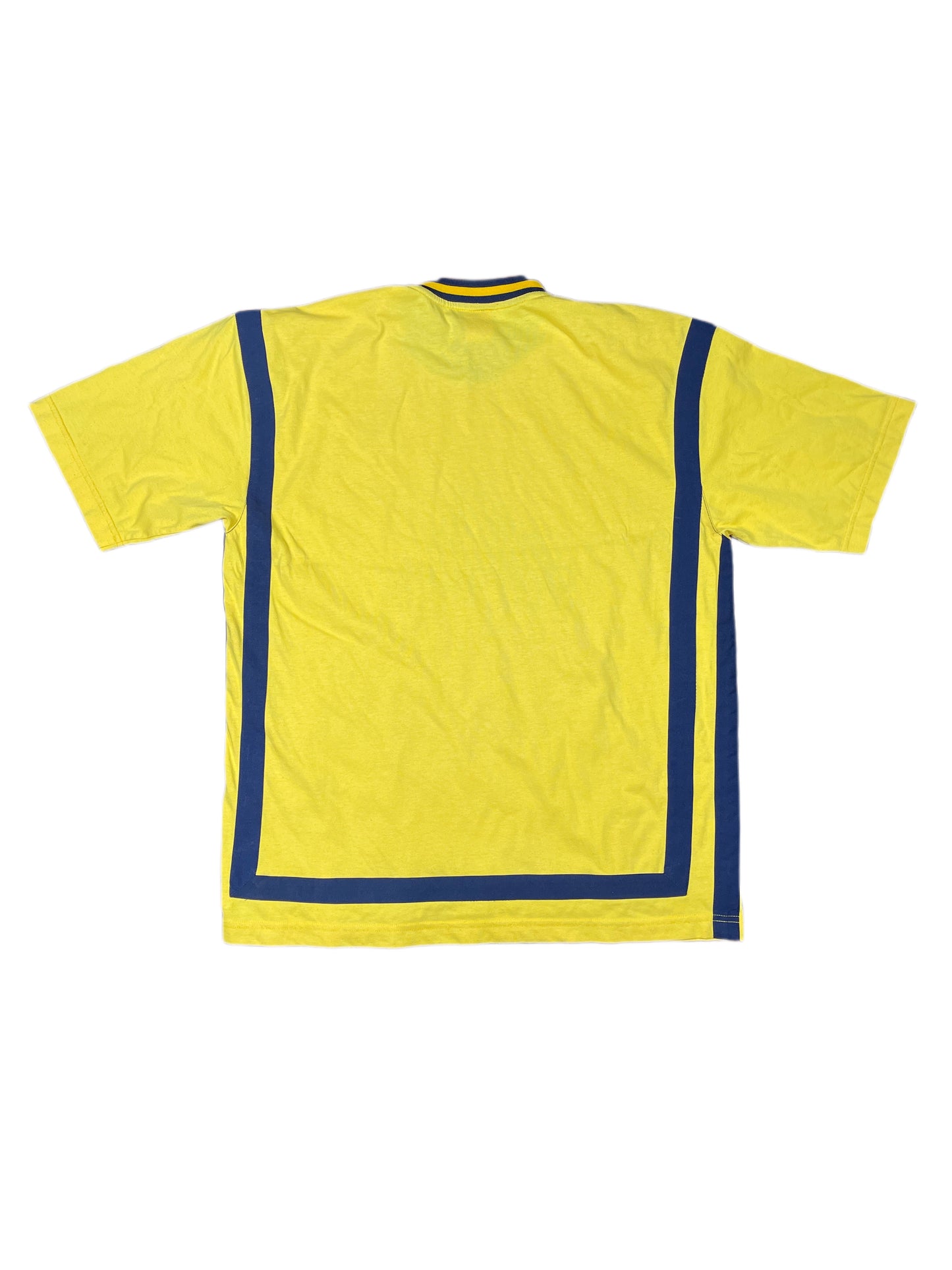 Vintage Adidas Basketball T-Shirt Yellow - L