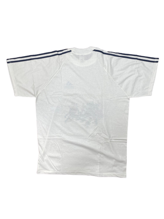 Vintage Adidas Running Challenge Ciutat Girona T-Shirt White 90s L
