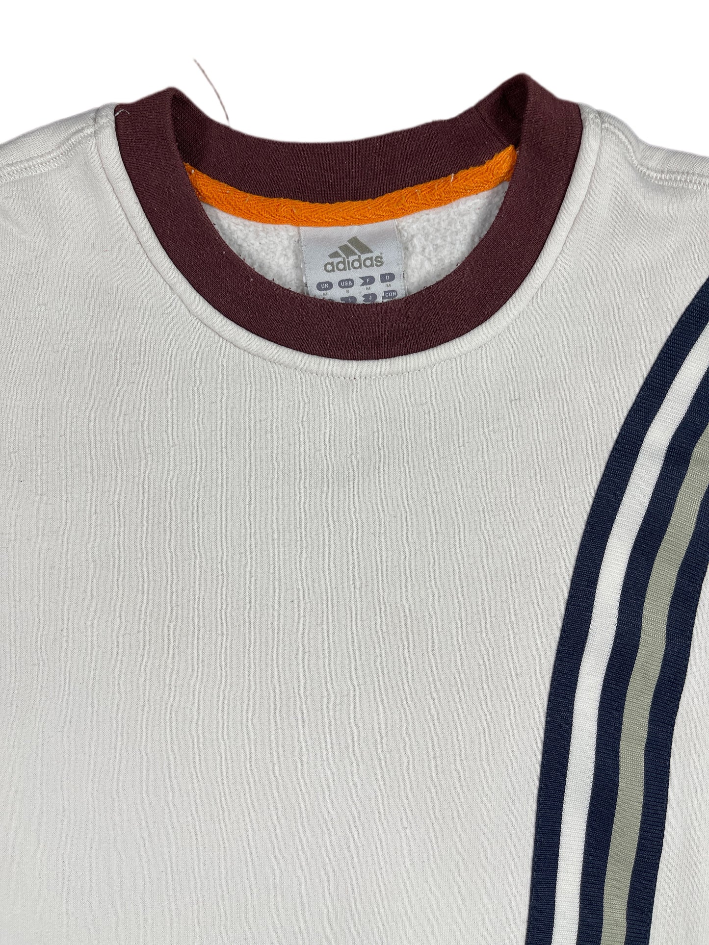 Vintage Adidas Sweatshirt White - M