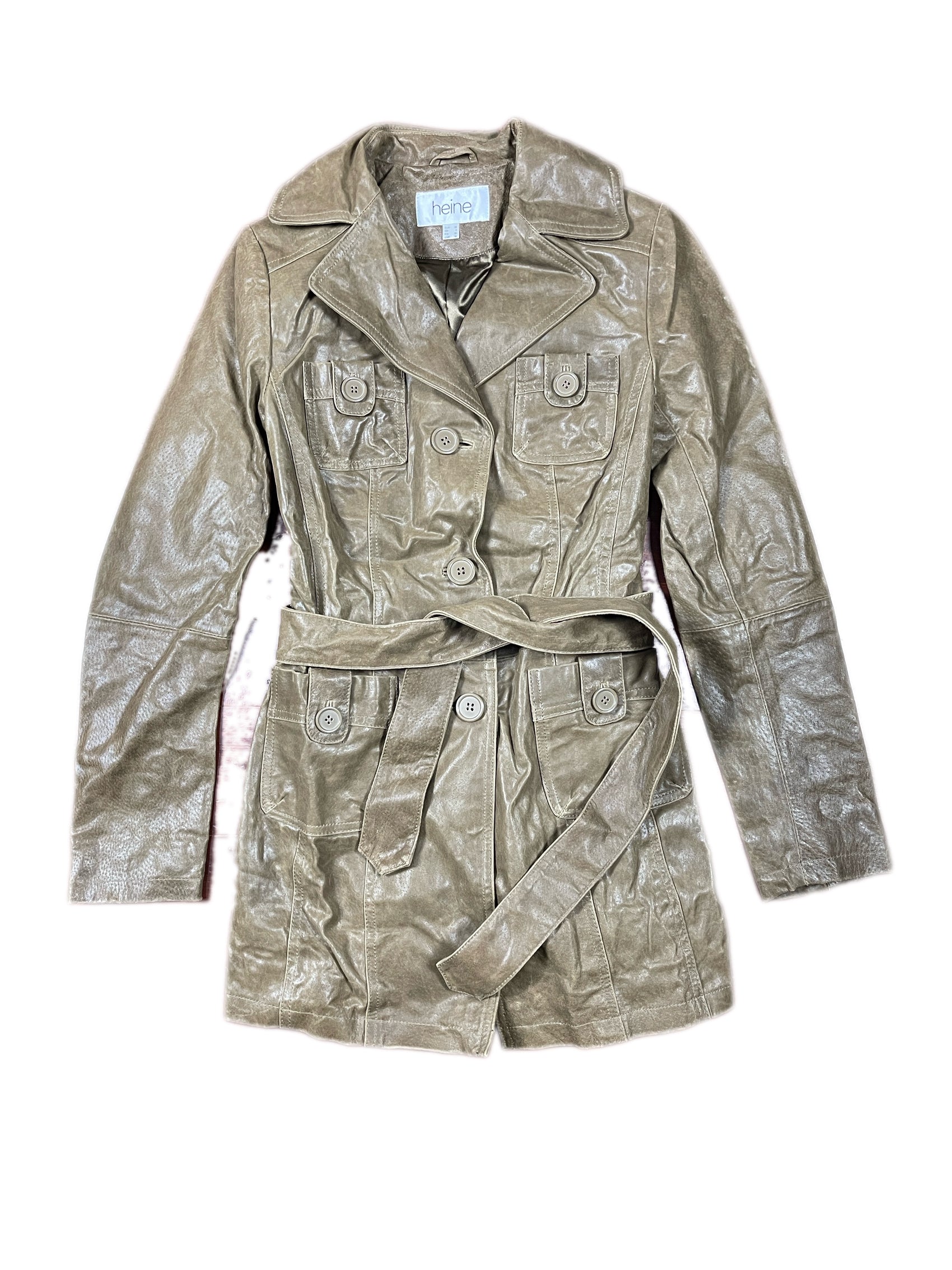 Y2k Heine Heather Coat Brown - XS